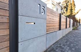 25 Best Concrete Fencing Design Ideen Fur Backyard Remodeling Plan Wandg In 2020 Moderner Zaun Zaune Holz Betonzaun