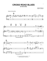 Cross Road Blues Crossroads Digital Sheet Music Sheet Music Blues