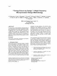 Before beginning any research project, you must decide which methodology to use. Timing Closure By Design A High Frequency Microprocessor Design Methodology Ieee Conference Publication Ieee Xplore