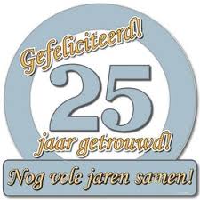 25 Jaar Getrouwd Cadeaus Gadgets Kopen Beslist Nl O A Ballonnen Feestkleding
