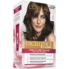 4.1 out of 5 stars. L Oreal Excellence Creme Hair Colour 4 Dark Brown Each Woolworths