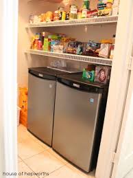 This mini fridge offers a lot of space in a modern, sleek package; Our Plans For The Laundry Room A Fun Addition To The Pantry House Of Hepworths