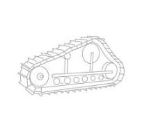 11Y-32-00130 TRACK LINK ASSEMBLY SEALED AND LUBRICATED TRACK