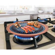 Innova Imports 2 Piece Copper Stove Top Non Stick Grill Pan Set Stove Top Grill Non Stick Grill Pan Cooking On A Budget