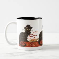 Le Chat De Thanksgiving Two Tone Coffee Mug Zazzle Com Mugs Mug Printing Coffee Mugs
