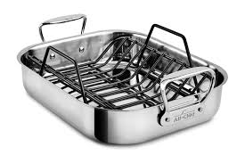 All Clad Roasting Pan With Rack Cutlery And More