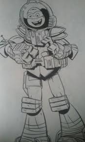 Children have a high imagination in expressing their idol. Tmnt Space Donnie Coloring Page By Ninjaturtlefangirl On Deviantart