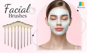 Amazon.com: 9 Pieces Facial Fan Mask Brushes, Soft Facial Applicator  Brushes Tools for Peel Glycolic Makeup for Mud Cream(Black with White) :  Beauty & Personal Care