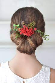 Red Roses Hair Comb Succulent Flower Comb Red Headpiece Etsy Bride Hair Clips Flower Hair Accessories Wedding Bride Hair Accessories