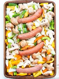 Evenly distribute on a sheet pan and place in the oven to cook for 20 minutes undisturbed. Easy Sheet Pan Italian Sausage Peppers Onions Recipe