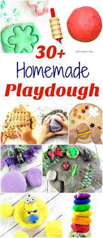 Learn how to make colorful edible playdough. Make The Best Homemade Playdough Recipe 30 Play Dough Recipe Ideas Natural Beach Living