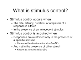 Ppt Stimulus Control Powerpoint Presentation Free Download Id 6059997