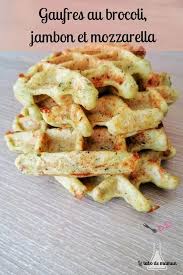 Gaufres Au Brocoli Jambon Et Mozzarella Companion Ou Non Recette Recettes De Cuisine Gaufres Salees Gaufres