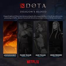 After encounters with a dragon and a princess on her own mission, a dragon knight becomes embroiled in events larger than he could have ever imagined. Dragon S Blood Is Dota S First Anime Series Produced By Netflix Coming This March The Axo