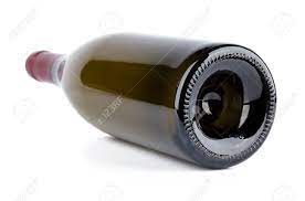 Wine Bottle Bottom Angle Isolated. Stock Photo, Picture and Royalty Free  Image. Image 46112401.