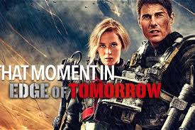 An officer (cruise) finds himself caught in a time loop in a war with an alien race. That Moment In Edge Of Tomorrow 2014 I Wish I Didn T Know You That Moment In