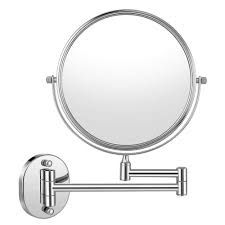 Amnoamno 8.5″ led double sided swivel wall mount vanity. Cozzine Makeup Mirror Wall Mounted With 10x Magnifying Two Side Vanity Extendable Bathroom Mirror 10x Magnification Mirror 8 Inch Chrome Finish Buy Online In Dominica At Dominica Desertcart Com Productid 76200334