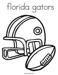 Florida Gators Coloring Page Football Coloring Pages Sports Coloring Pages Coloring Pages For Kids