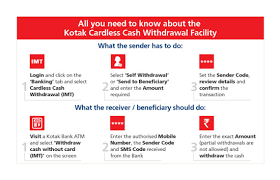 Once you have downloaded your bank's mobile app, you can now visit the specified bank atm to make a cardless withdrawal. Kotak Cardless Cash Withdrawal How To Use Kotak Mahindra Bank S Cardless Cash Withdrawal Facility At Atms The Economic Times