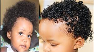 The babies with shoulder length hair can apply this hairstyle using a curling iron the sided and the back hair can be curled which gives your baby a cute look. How To Get That Define And Popping Curls For Your Baby Toddler Hair Youtube