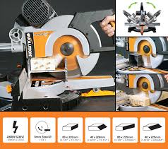 Livraison le soir et le dimanche. Evolution Rage3 Db 255mm Double Biseau Scie Onglet Radiale Multi Usages Tct