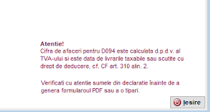 Le principe un salaire plus élevé pour une pension plus élevée s'applique donc jusqu'à ce que vous atteigniez ce plafond salarial. Declaratie 094 Cifra De Afaceri Forum Saga