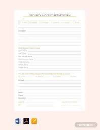 As a result they are often considered as important as a police officer's note book. Free 13 Sample Security Incident Reports In Ms Word Pages Google Docs Pdf