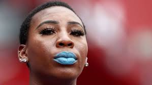 Gwen berry at the 2018 golden spike meet in ostrava. With Fist Raised Olympic Track And Field Star Gwen Berry Determined To Make A Difference