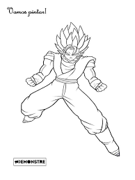 Vamos pintar um lindo desenho? Desenhos Para Pintar Do Dragon Ball Z Minhas Atividades