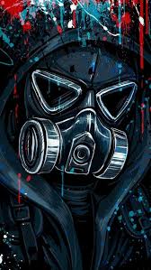 I Need Some Wallpapers Share Yours Graffiti Wallpaper Gas Mask Art Masks Art