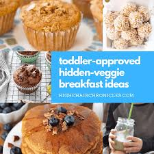 With little meal planning during weekends and the night before, your kids can eat healthy and delicious breakfast meals every day. 11 Healthy Toddler Friendly Breakfast Recipes With Hidden Vegetables High Chair Chronicles