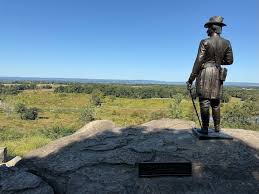 The boulders of Little Round Top on the Gettysburg battlefield | Wooster  Geologists