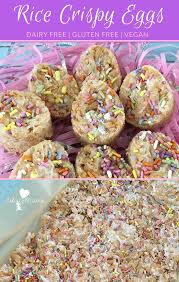 Dairy Free Rice Crispy Eggs Celiac Mama Recipe Gluten Free Easter Easter Rice Crispy Treats Dairy Free