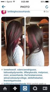 Red hair and blue eyes is a hard combination to find, actually the rarest combination. Super Hair Blue Purple Pink Peekaboo Highlights Ideas Hair Styles Peekaboo Hair Hair Highlights