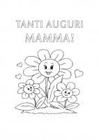 Disegno Da Colorare Per La Mamma Auguri Festa Della Mamma