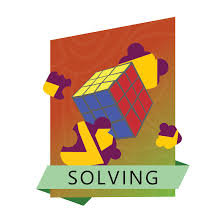 I made a simple abstract puzzle using cardboard and paint. Quotable Quandary Fourcast Lab