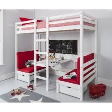 With a weight limit of 500. Max Bunk Bed With Table Sleepcentre With Red Cushions Noa Nani
