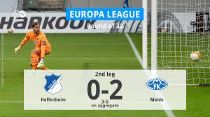 Europa league match molde vs hoffenheim 18.02.2021. Molde Beat Hoffenheim