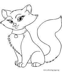Sep 22, 2021 · these printable cat coloring pages include some simple drawings for kids of all ages and more detailed cat coloring pages for adults. A Beautiful Kitty Wearing A Collar Coloring Page Cat Coloring Page Cartoon Drawings Of Animals Simple Cat Drawing