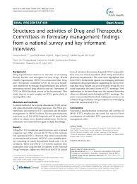Living in kuala lumpur, kuala lumpur, comes from england. Pdf Structures And Activities Of Drug And Therapeutic Committees In Formulary Management Findings From A National Survey And Key Informant Interviews