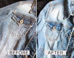 How To Lighten A Denim Jacket With Bleach Emily Belloma In 2020 Denim Jacket Denim Going Out