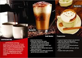 Design Brosur Dengan Coreldraw Mocha Cappuccino Brosur