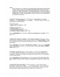 First Families is a collection of genealogical information taken from ...