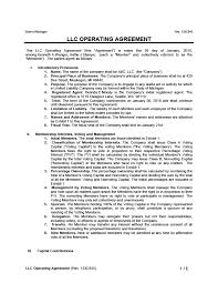 Service includes legal advice, incorporation, operating agreement, and more. Llc Operating Agreement Free Llc Operating Agreement Template