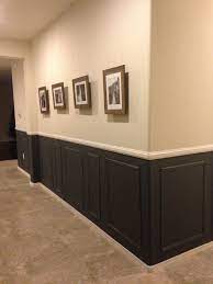 Marazzi romancing the stone ivory chair rail 1 1/2 x 13. 12 Chair Rail Designs Chair Rail Picture Frame Moulding Dark Grey In 2020 Dining Room Colors Chair Rail Paint Ideas Chair Rail