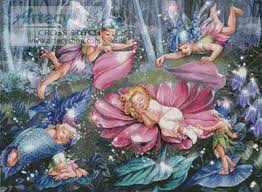 The most common fairy cross stitch pattern material is cotton. Evening Fairies Cross Stitch Pattern By Tereena Clarke Crosstitch Com