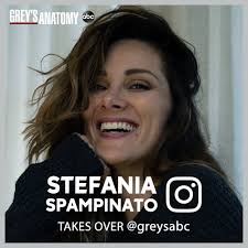 Who's ready? Stefania Spampinato is taking over the #GreysAnatomy Instagram  TODAY!