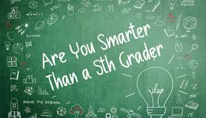 Group process training for 5th graders: Are You Smarter Than A 5th Grader 20 Questions For Geniuses
