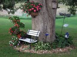 Dollar tree diy summer patio decorating ideas for 2020! 10 Flower Garden Designs For Easy Peasy Landscaping Large Yard Landscaping Landscaping Around Trees Garden Yard Ideas