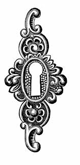Steampunk Keyhole And Crystal Necklace Crystal Necklace Fashion Necklace Pendant